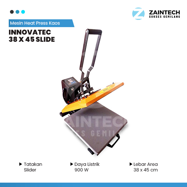 Serupa Mesin Heat Press Kaos INNOVATEC 38 X 45 Slide